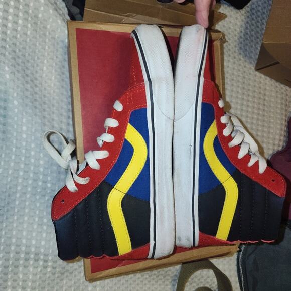 VANS OFF THE WALL EUC WOMEN'S SIZE 7 SK 8 HI TOP  RALLY SNEAKERS - Picture 12 of 13